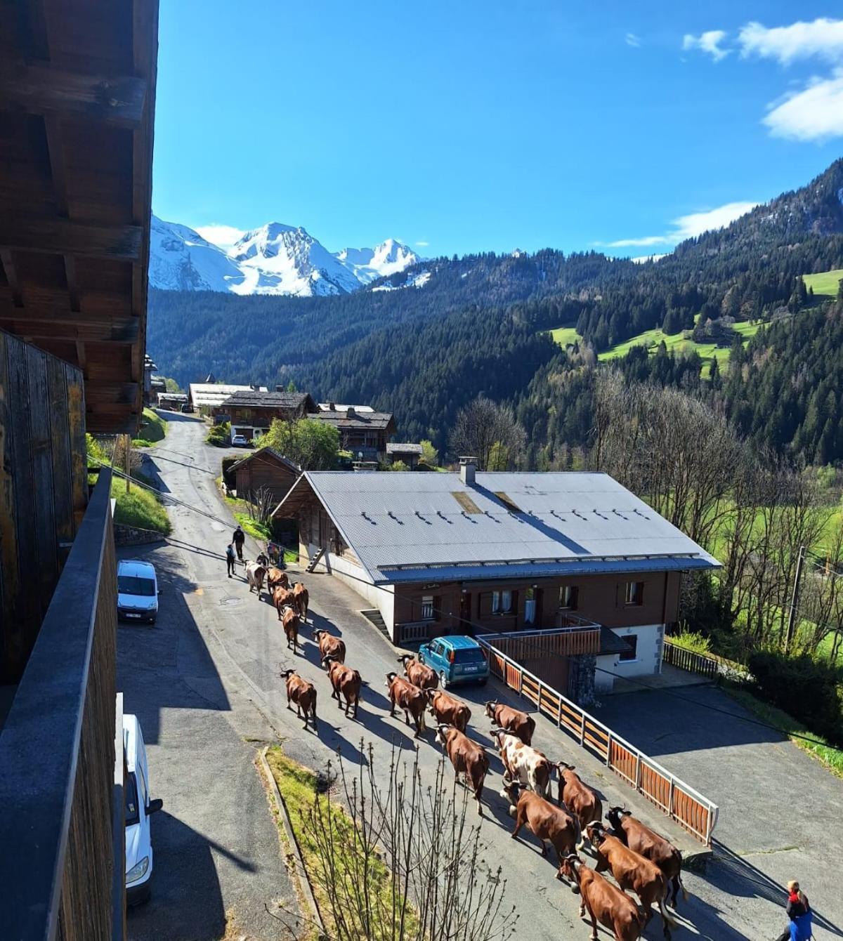 Apartmán La Loulettaz Le Grand-Bornand Exteriér fotografie